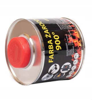Lakier farba żaroodporna do kominka/pieca grafitowa 0.25l Barpimo Coatings S.A