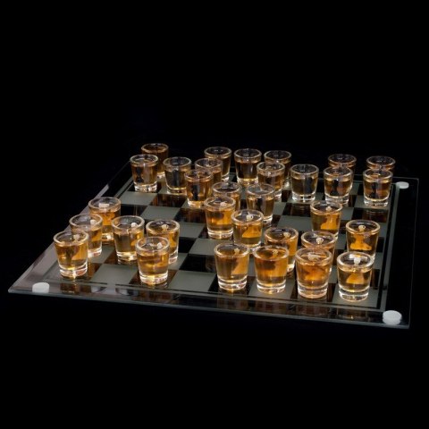 Imprezowe Szachy Deluxe alkoholowe gra na domówkę