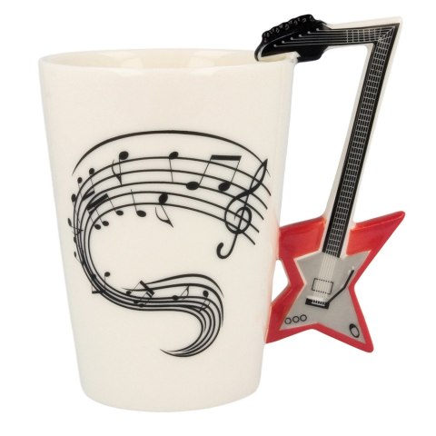 Kubek Muzyka - Gitara Elektryczna - pudełko premium - dla fanów rocka