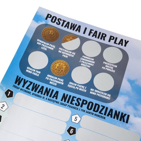 Mata treningowa do piłki Sprintigo ProMat XXL 180x120 i Zdrapka Piłkarza
