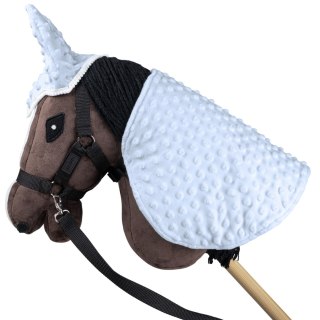 Derka i nauszniki Skippi dla Hobby Horse - niebieska - uniwersalny rozmiar