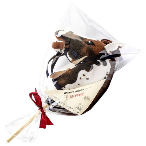 Zestaw Skippi - Hobby Horse Gniado - srokaty - Derka wrzos i śliwka
