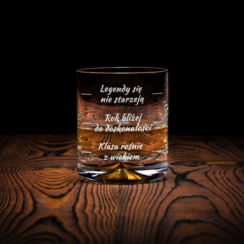Urodzinowa szklanka do whisky - prezent na sześćdziesiątkę